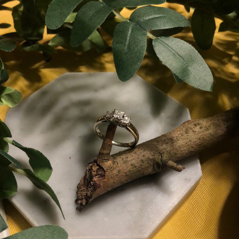 Ring Diamond white gold 1/2CT